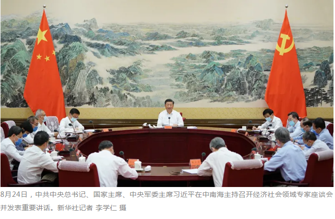 習近平主持召開經濟社會領域專家座談會并發表重要講話