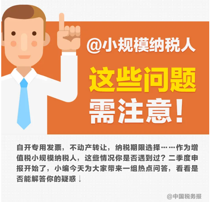 圖解丨不動產轉讓，納稅期限選擇……小規模納稅人申報熱點一圖get