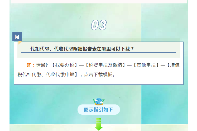 請問，代扣代繳、代收代繳明細報告表在哪里下載？