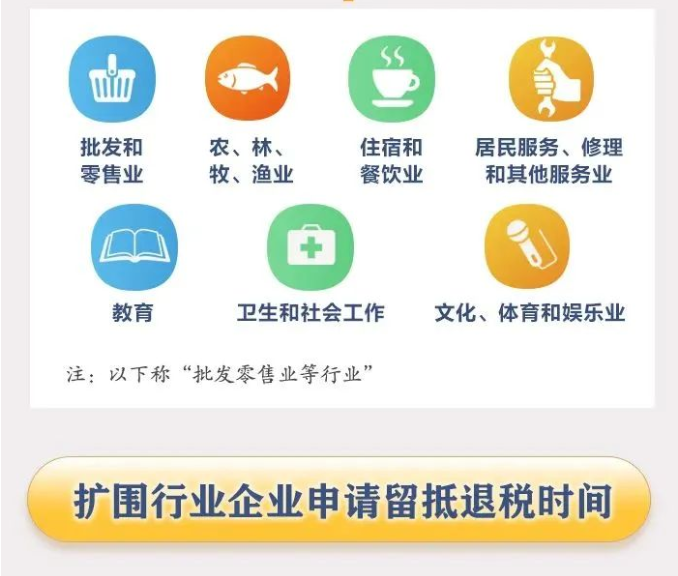 全額退還增值稅留抵稅額政策行業(yè)范圍擴(kuò)大！一圖了解政策要點(diǎn)