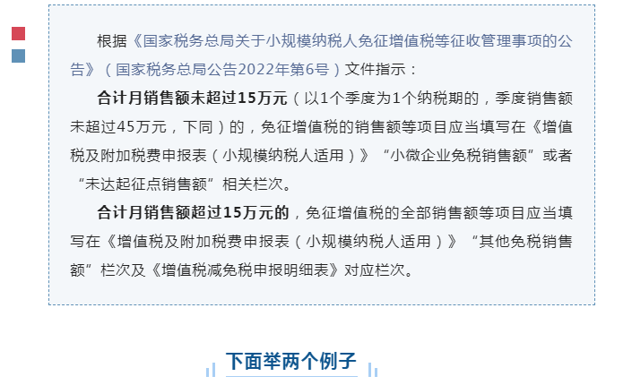 @小規模納稅人，7月增值稅申報表填報指引來了！
